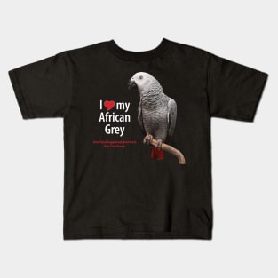 love African grey (1) Kids T-Shirt